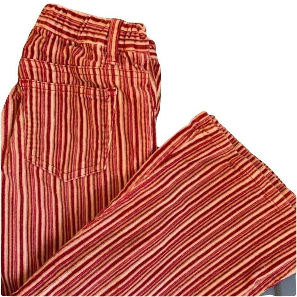 Pumpkin‎ Patch Girls Corduroy Pants 7 Striped Pockets Adjustable Waist